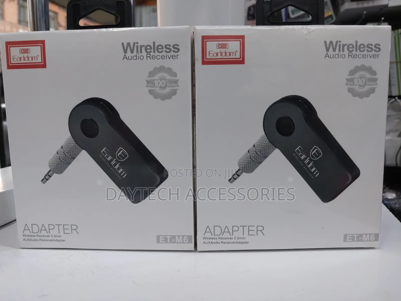 Earldom M6 3.5mm Wireless Car Bluetooth Receiver Adapter