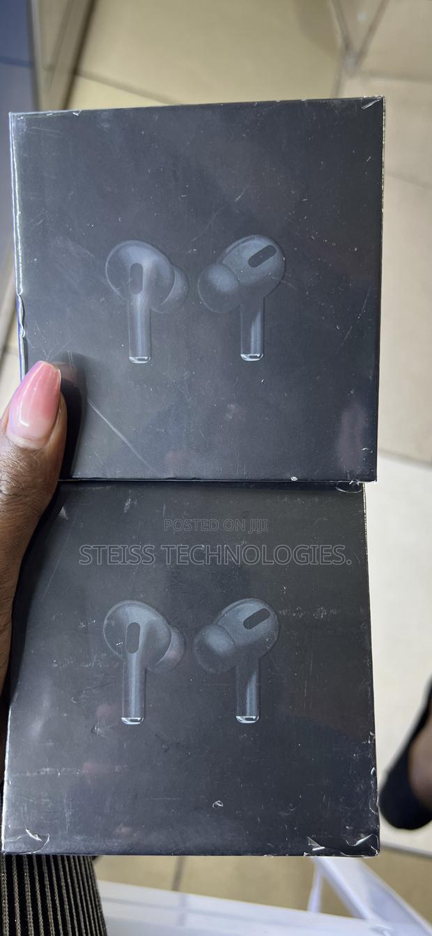 Black Apple Airpods Pro - main view