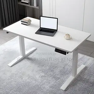 Office Chairs: Electric Rectangular Surface and T-Base Desk