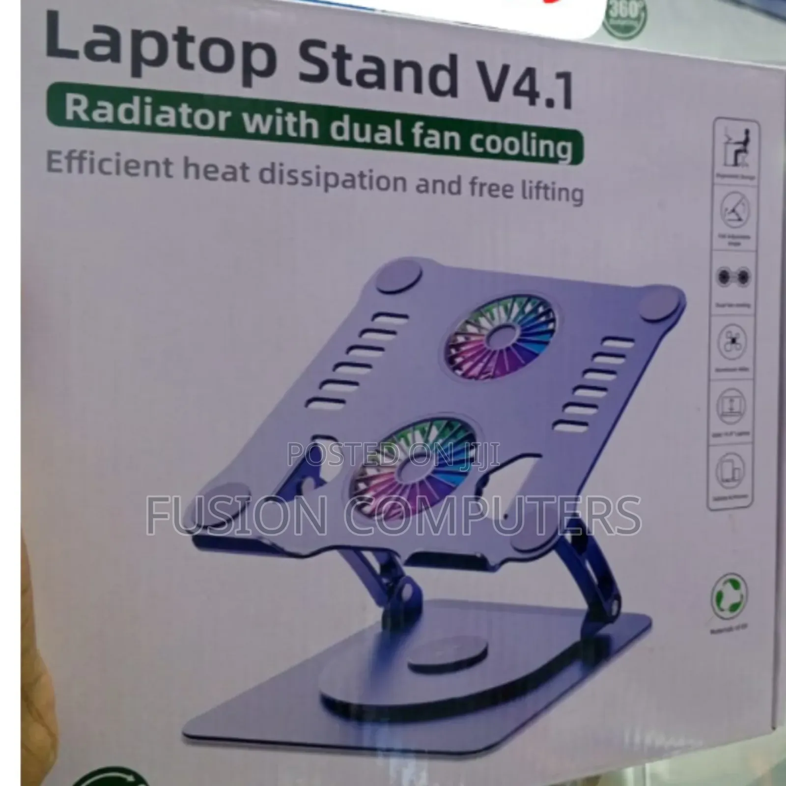 Professional Aluminium Laptop Stand V4.1 With Fans