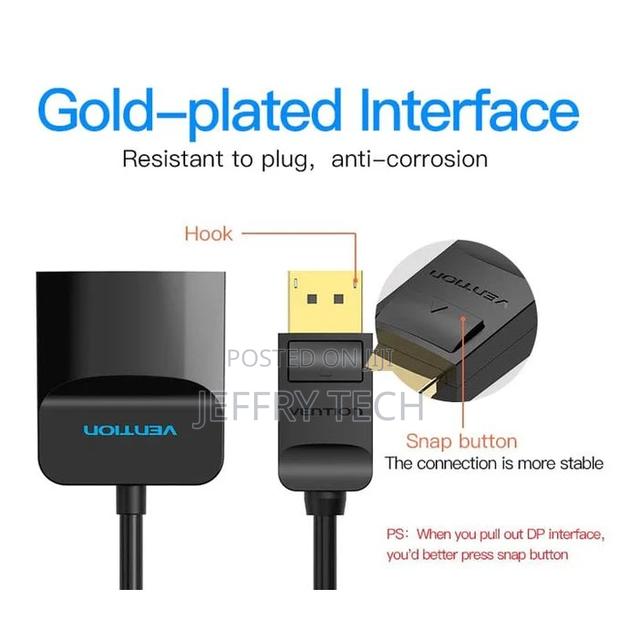Vention Mini Displayport to Hdmi Converter 0.15m Black