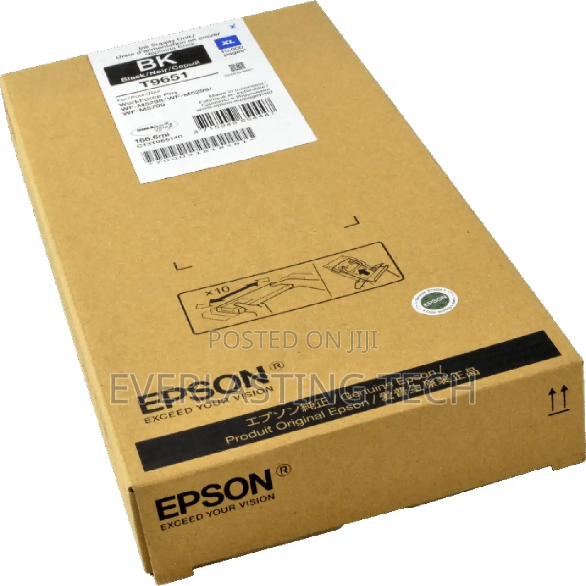 Epson T9651 Wf-M52xx/57xx Series Ink Supply Unit Xl Black