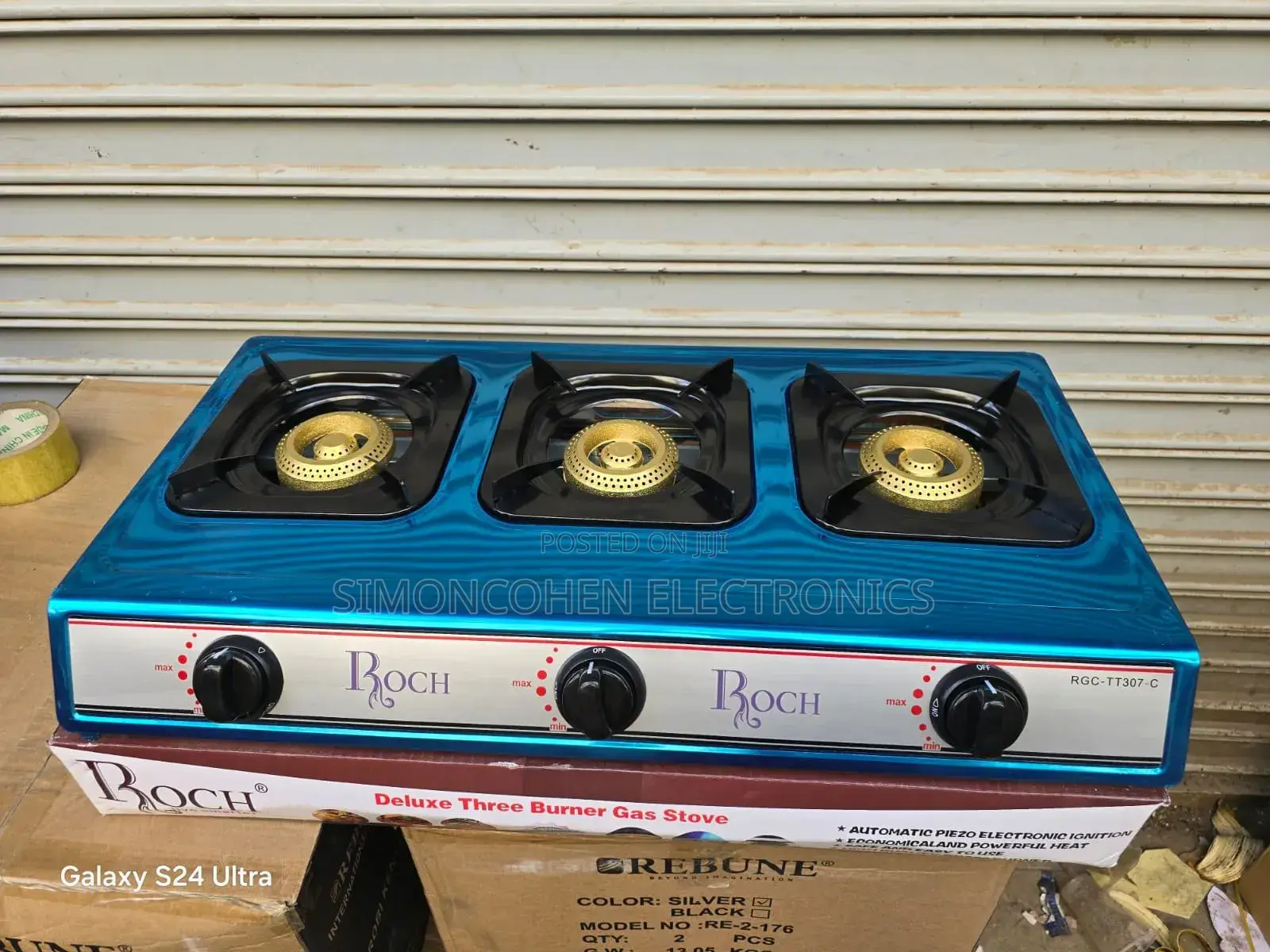 Roch 3 Burner Stainless Cooker