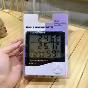 Temperature Humidity Meter Clock
