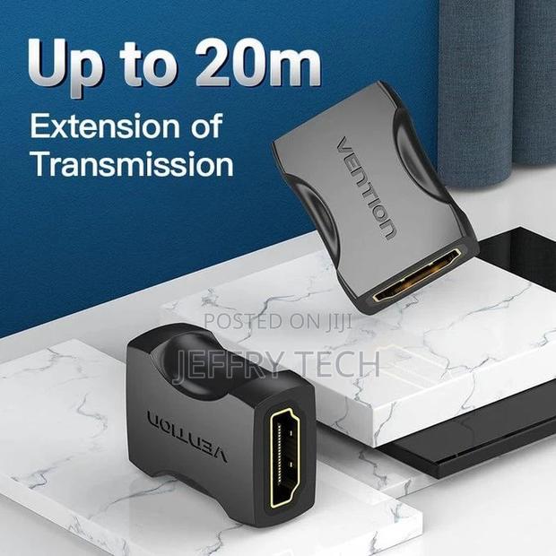 Vention Hdmi Female to Female Coupler Adapter Black