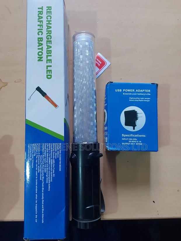 Rechargeable Led Traffic Baton With Multiple Light Functions - main view