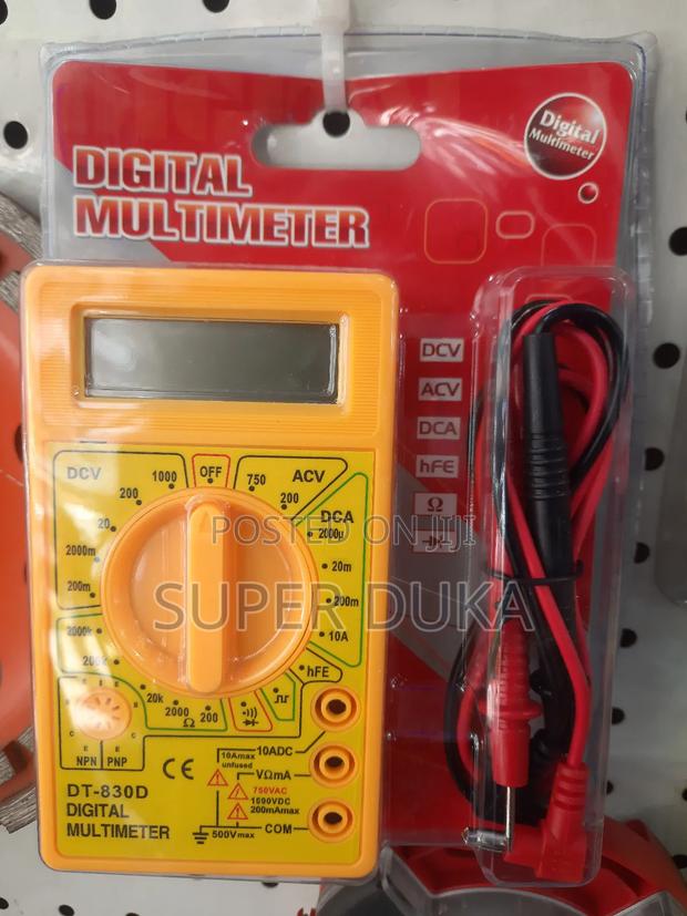 Digital Multimeter. Dt 830d. Dcv.Acv.Dca.Hfe - main view