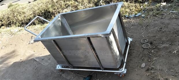 Laundry Trolley Stainless Steel - thumbnail 2