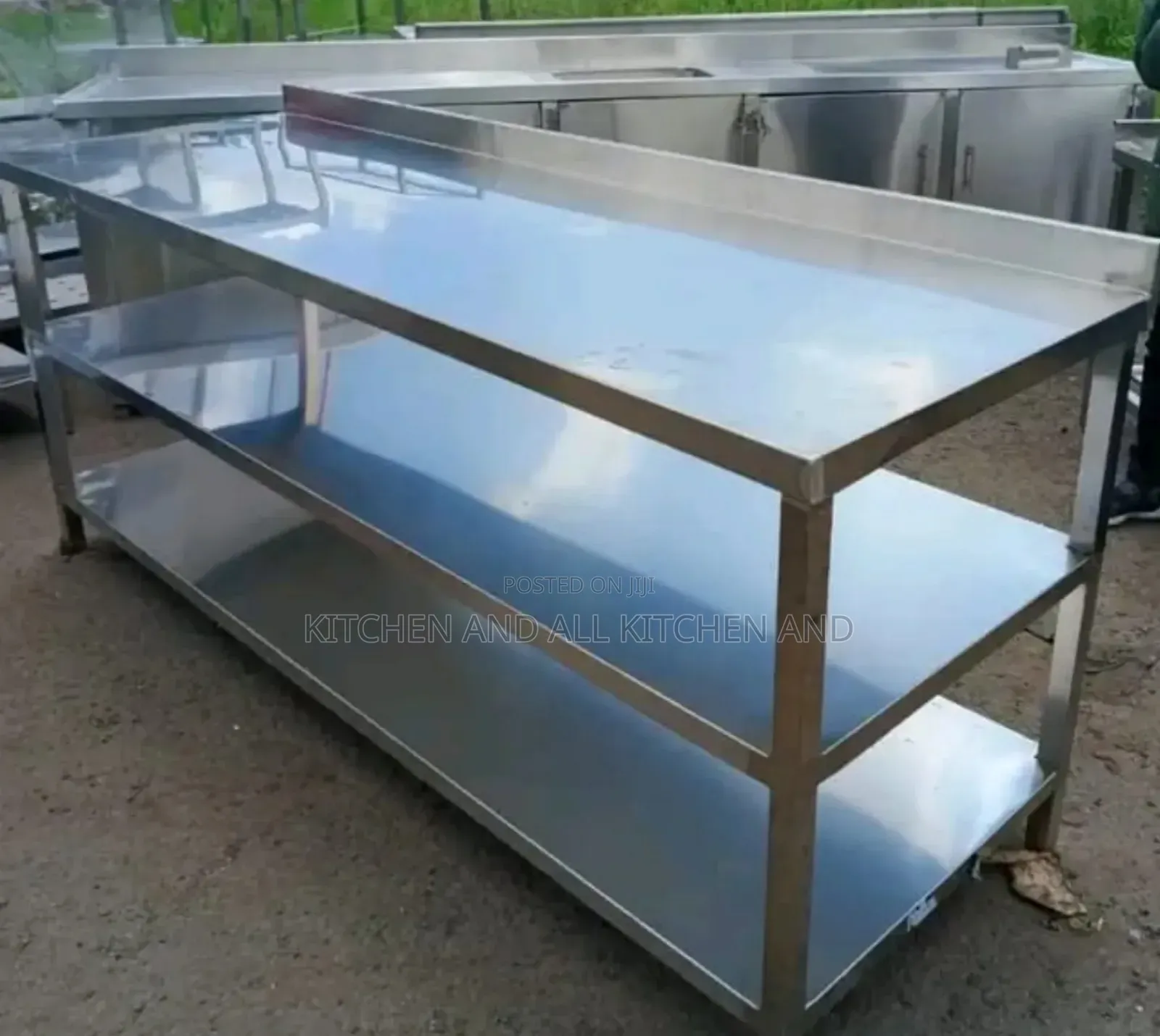 Heavy Duty 3 Tier Stainless Worktop
