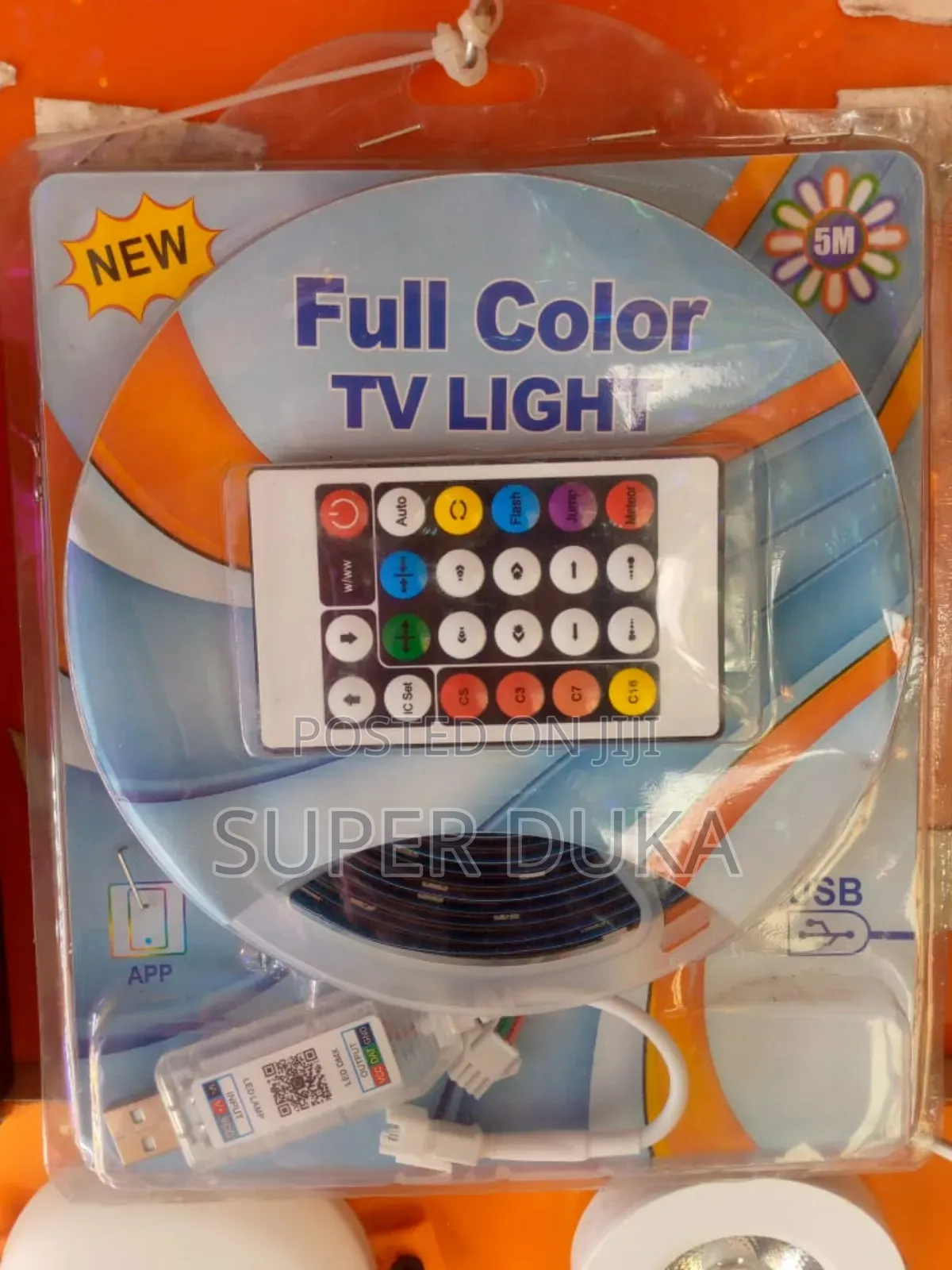 Snake Light. Full Color Tv 5m Strip.App /Remote Control.