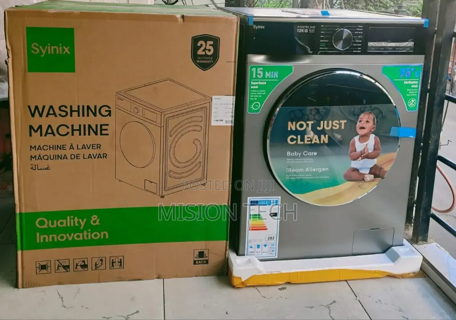 12kg Frontload Washing Machine
° * 