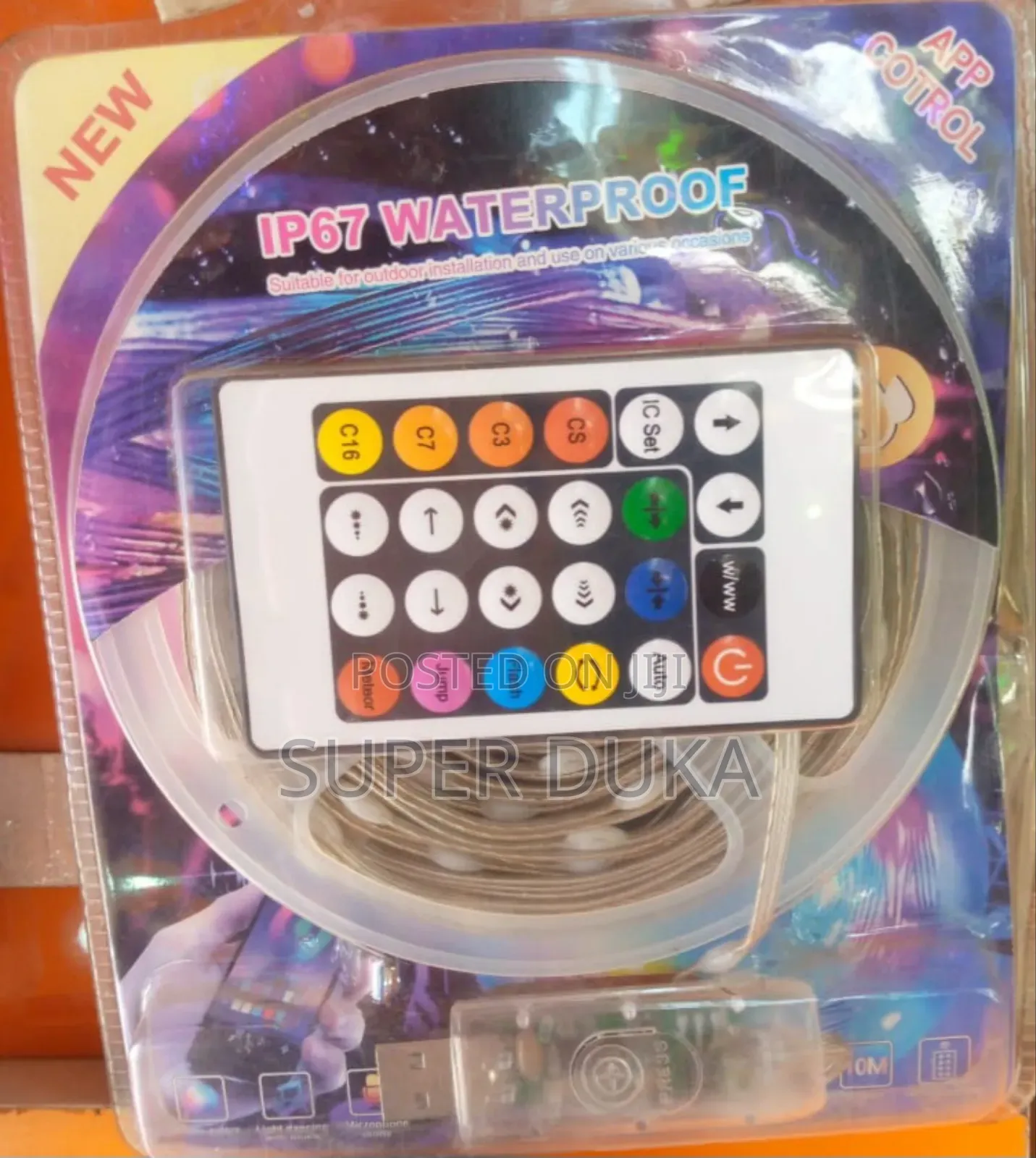 Ip67 Water Proof 5m Snake Light.Remote and App Control