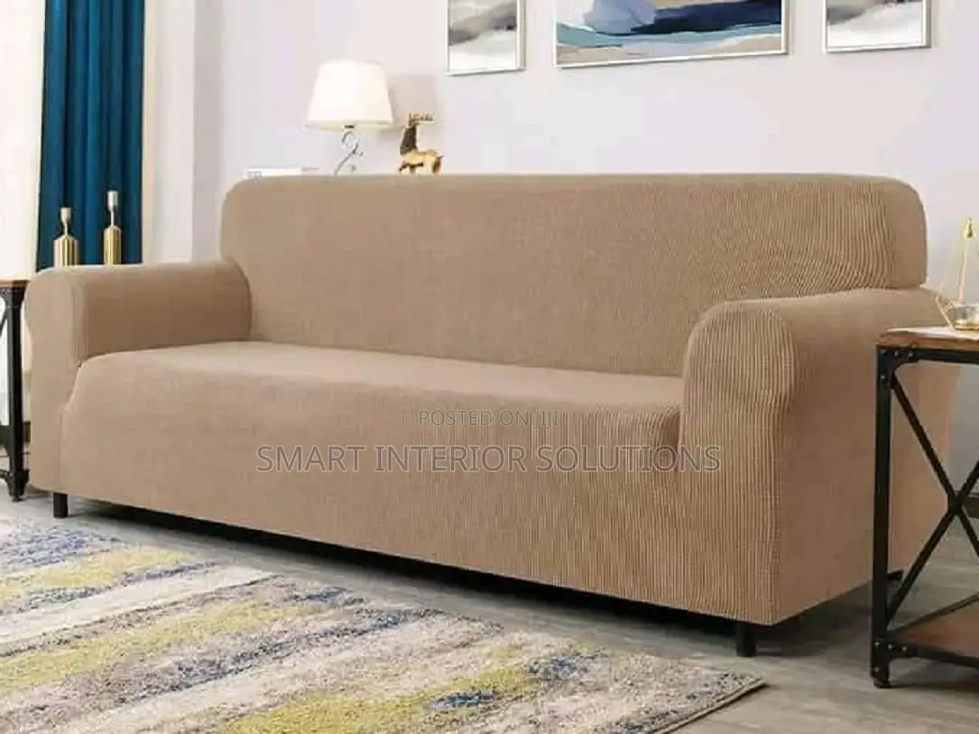 Stretchy Plain Sofa Cover