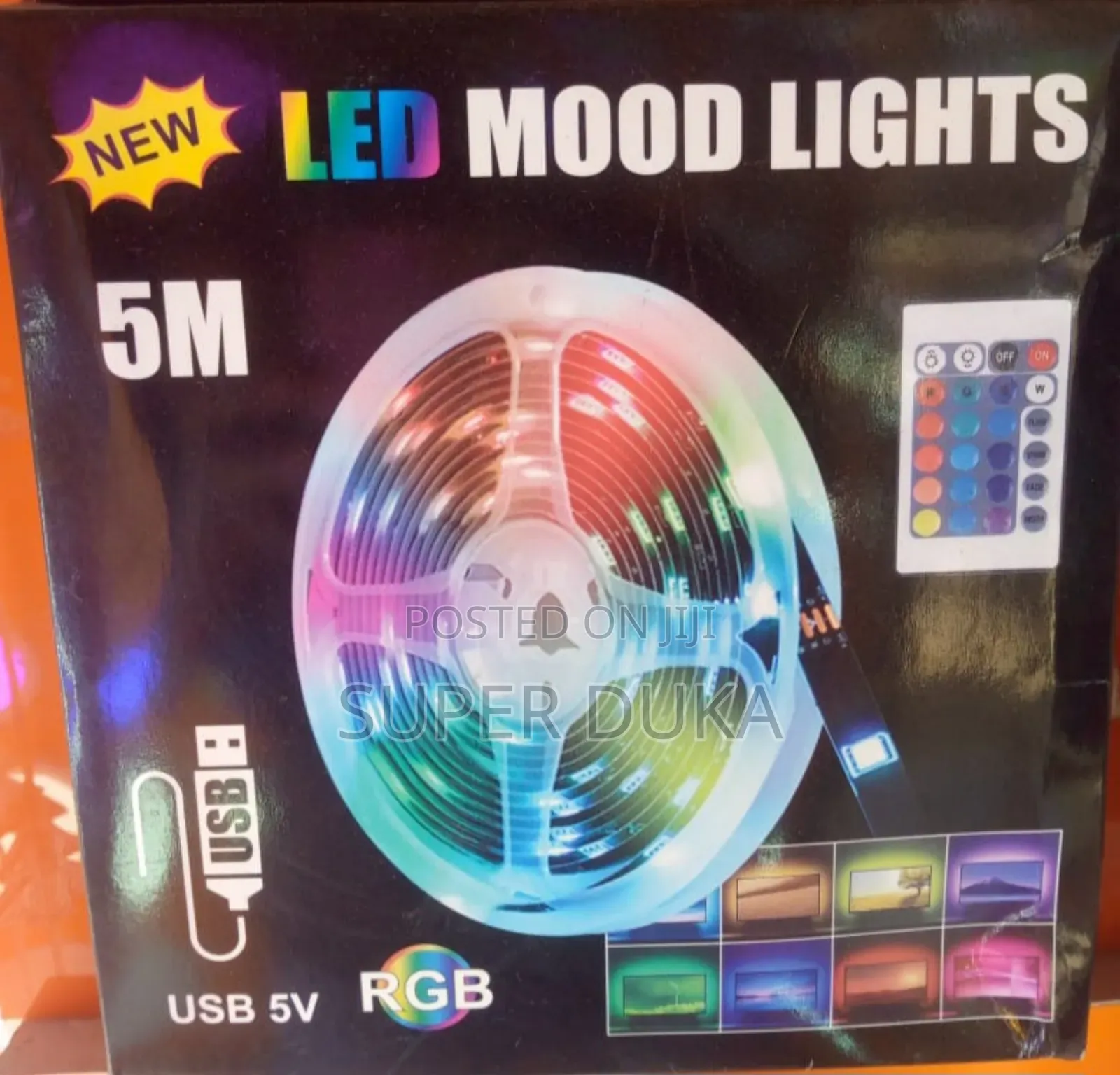 New Led Mood Lights.5m RGB Snake/Strip Light