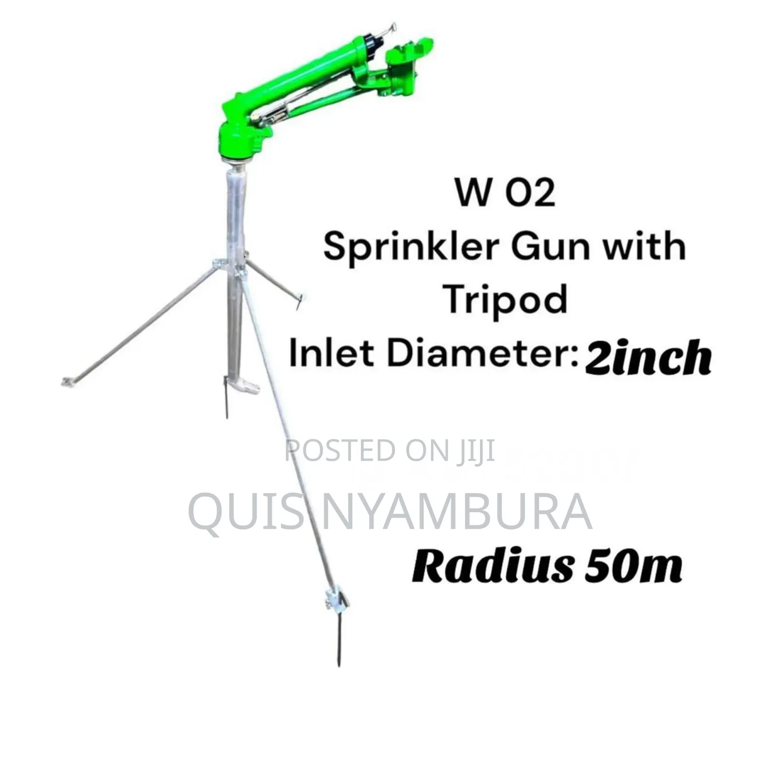 Sprinkler Gun With Tripod (Stand)