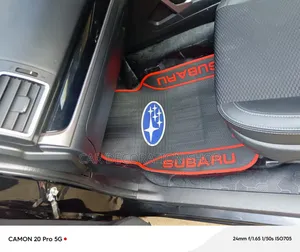 Subaru Car Fitted With Branded Rubber Mats