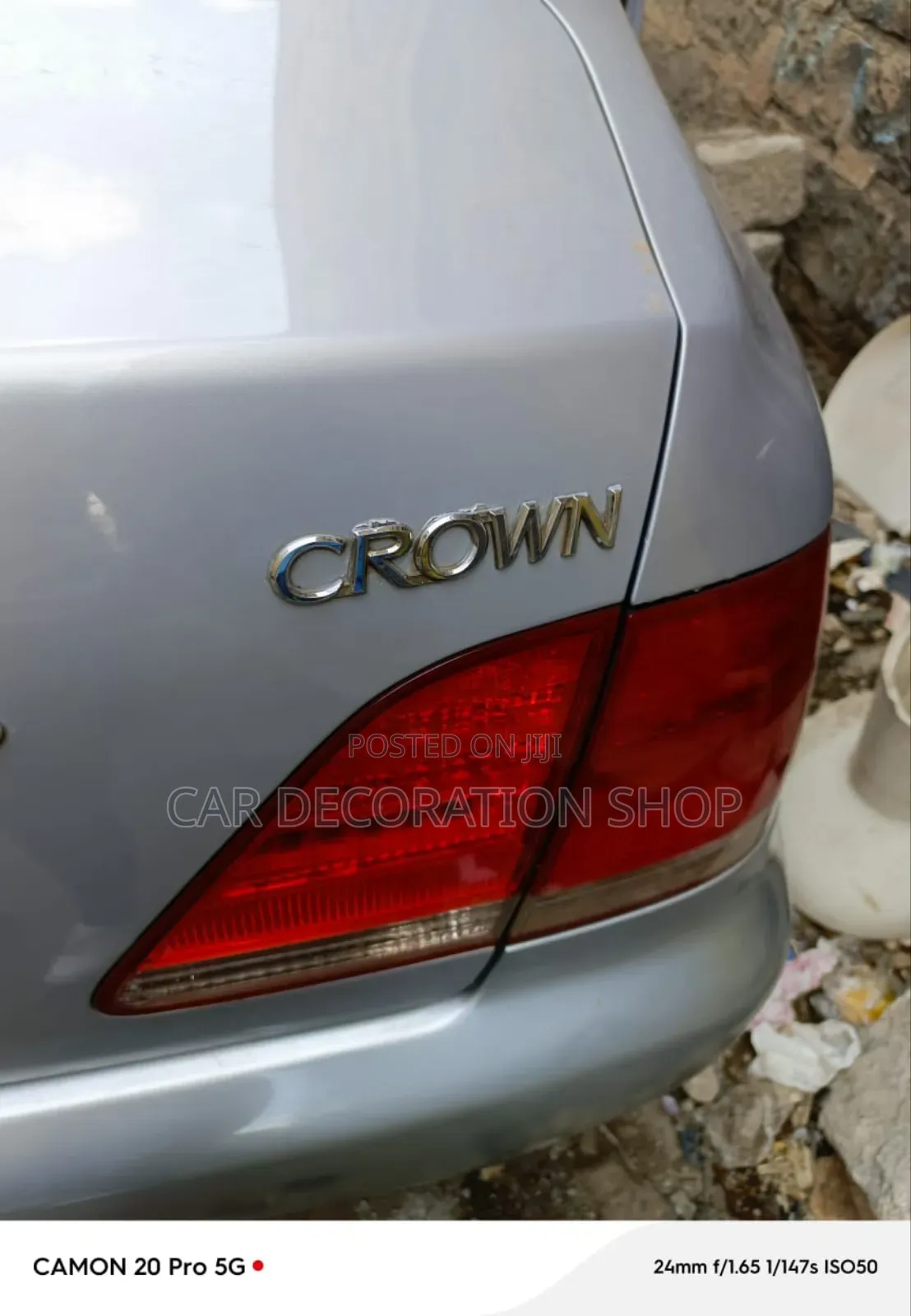 Crown Boot Chrome Letters