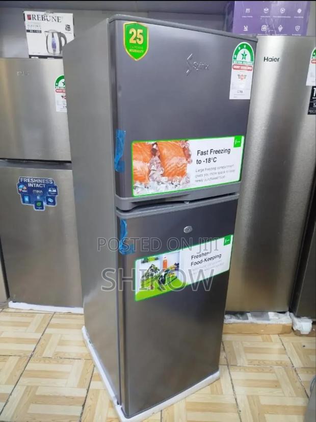 Syinix 138l Double Door Refrigerator