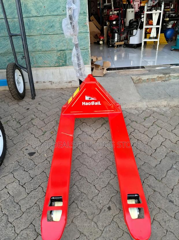 Red Hydraulic Pallet Trolley-3000kg - main view