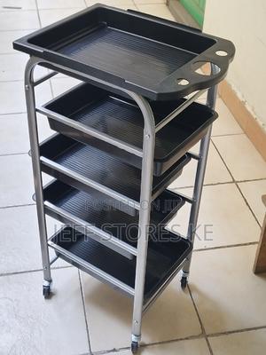 Chromed Metal Trolley - main view