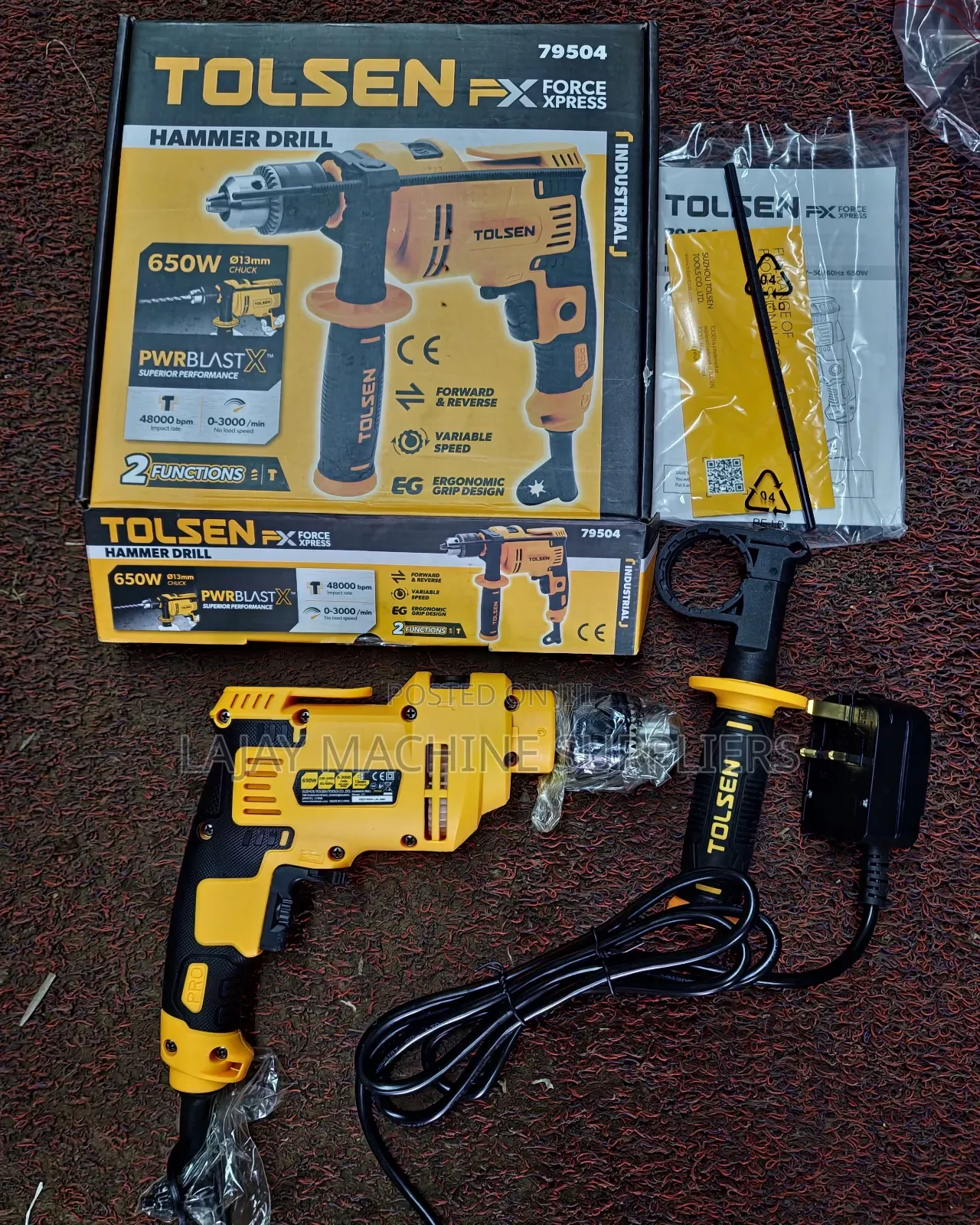 Tolsen Germany Hammer Drill 650w