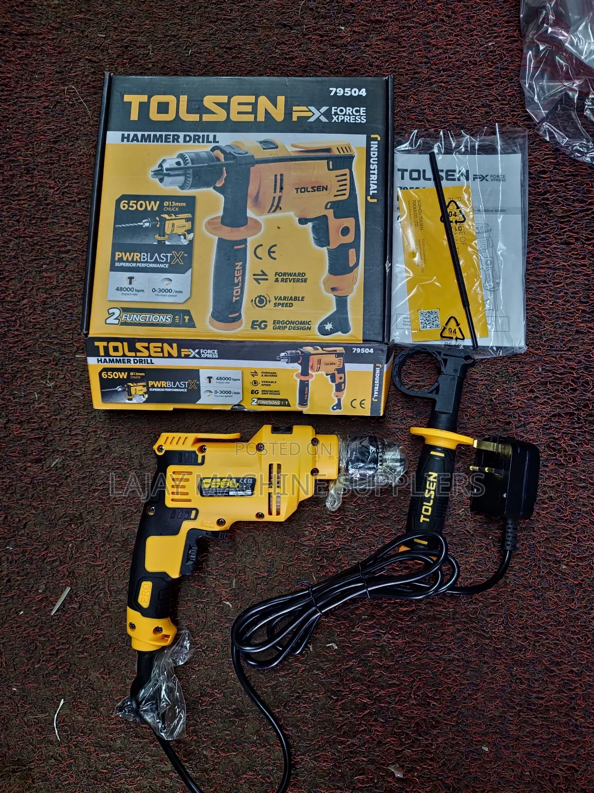 Tolsen Germany Hammer Drill 650w