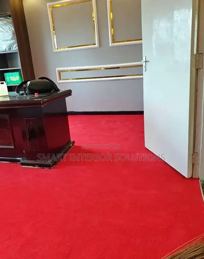 Premium Red Delta Wall-to-Wall Carpet