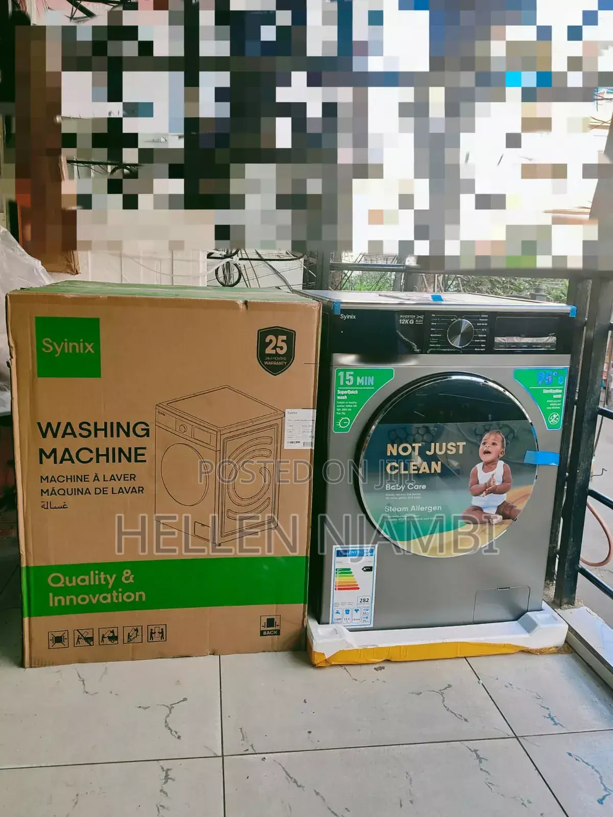 12kg Frontload Washing Machine