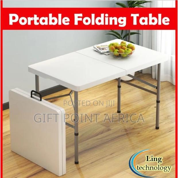 Outdoor Foldable Portable Camping and Picnic Table - main view