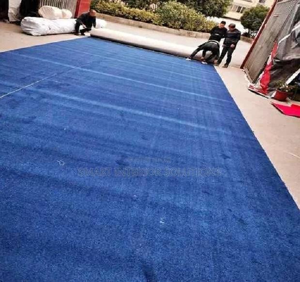Wall-to-Wall Blue Delta Carpet