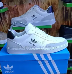 Men Leather White Casual Shoes