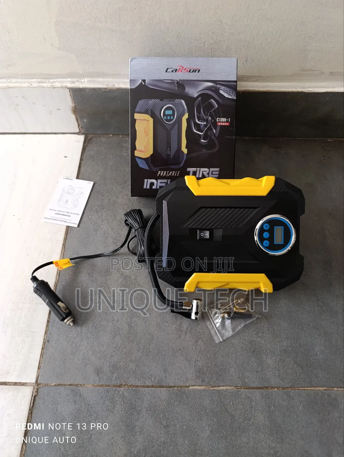 Smart Digital Tyre Inflator 12v, Your Roadside Lifesaver!