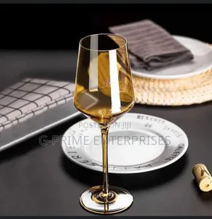 Gold Wine Glass