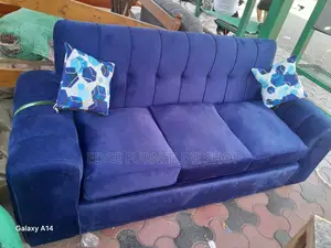 Quality Blue Three Seater Available by Order