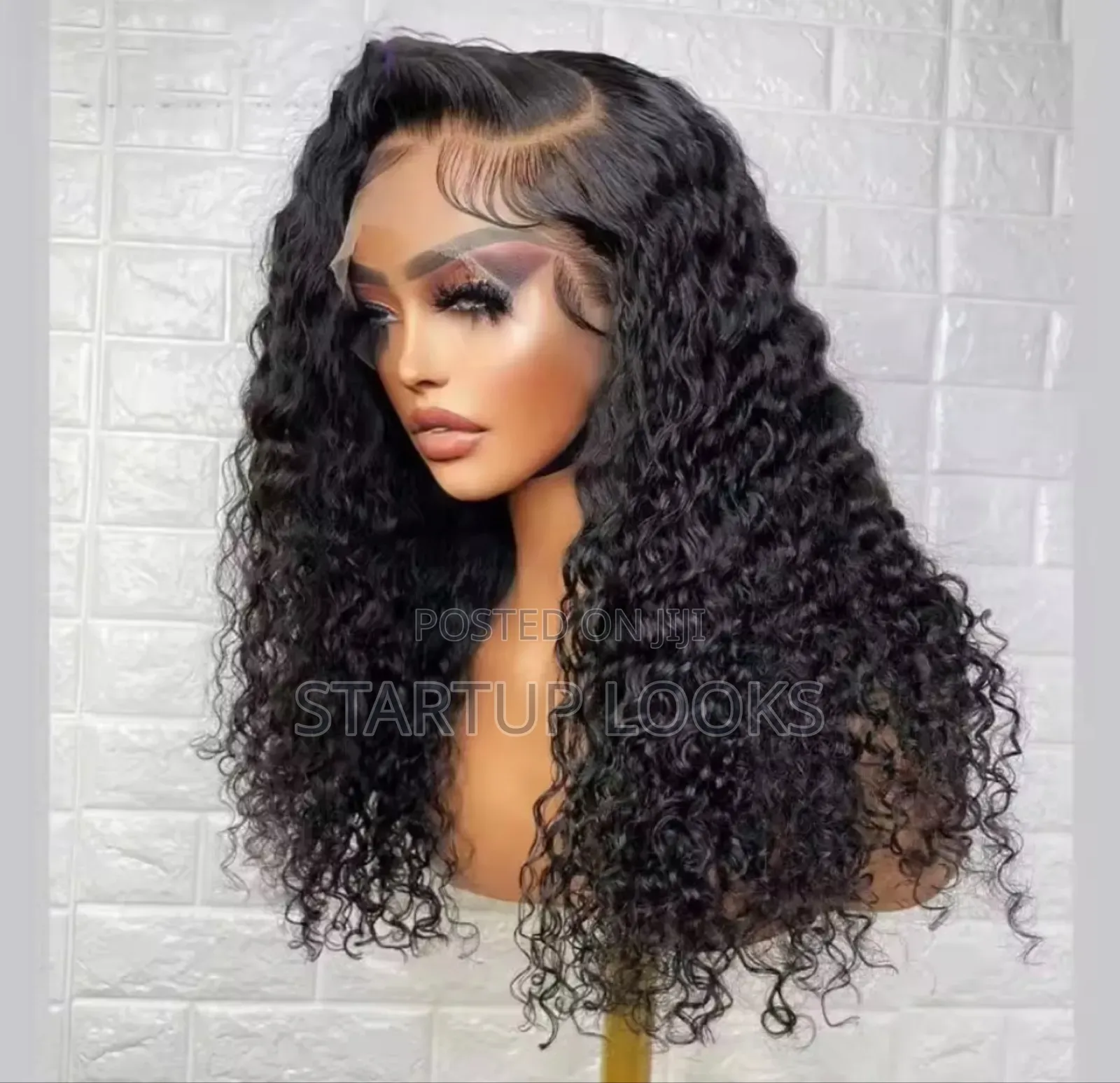 Synthetic Jerry Curly Wig 13x4 Frontal + Free Gift