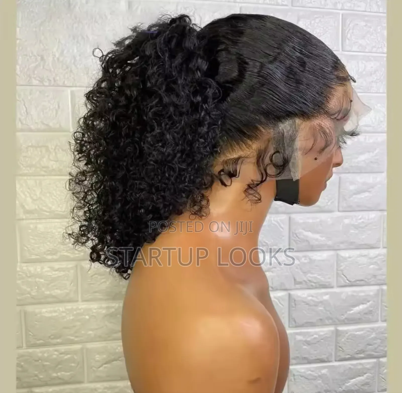Synthetic Jerry Curly Wig 13x4 Frontal + Free Gift