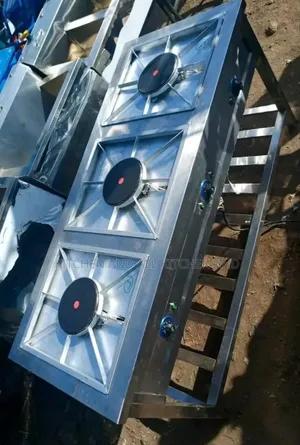 3 Burner Electric Gas Cooker Ss