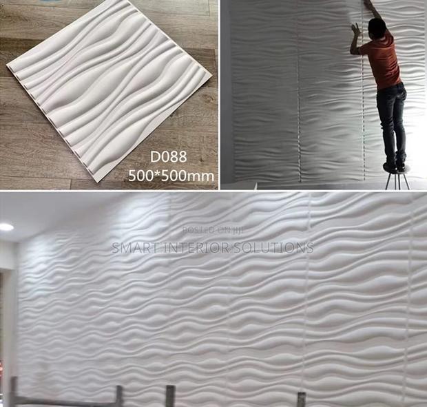 Wavy PVC 3d Wall Panels