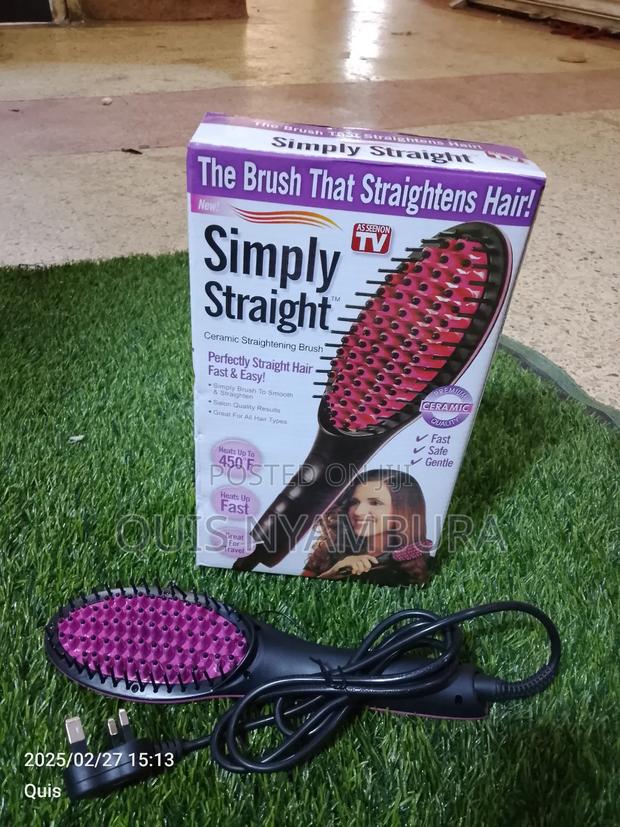 Hair Brush, Hair Straightener