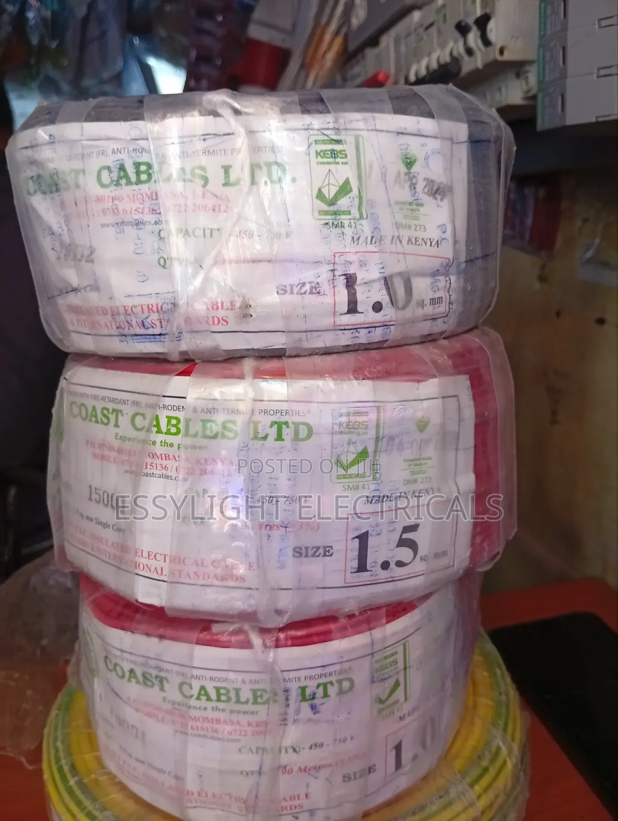 Electrical Cable 1.5 Mm Single