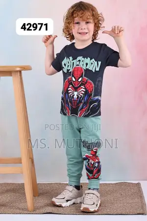 Unisex Kids Spiderman 2 Pc* 3-10 Years