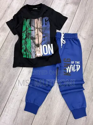 Blue /Black *Lion King 2 Pc* 3-10 Years