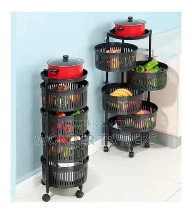 4tier Fruit/Vegetable Corner Rack - main view