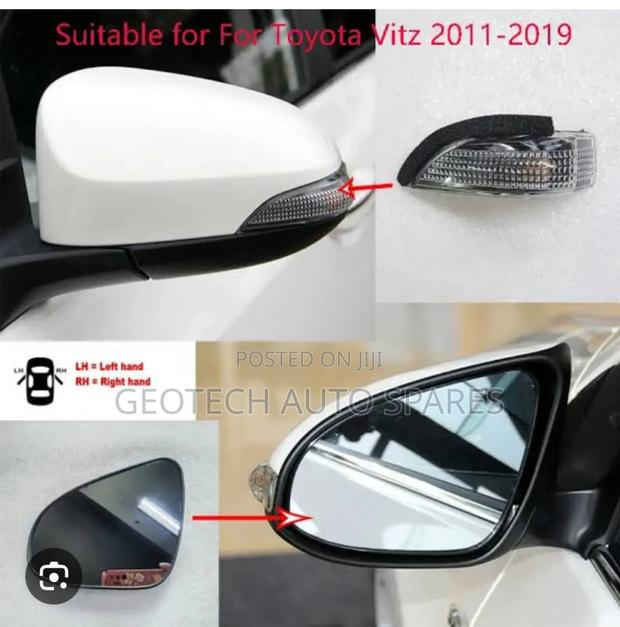 Toyota Vitz Side Mirror Lens/ Glass