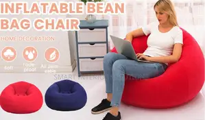 Inflatable Sofa/ Bean Bag = Free Pump