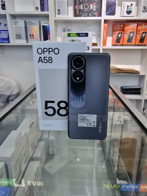 New Oppo A58 4G 128 GB Black