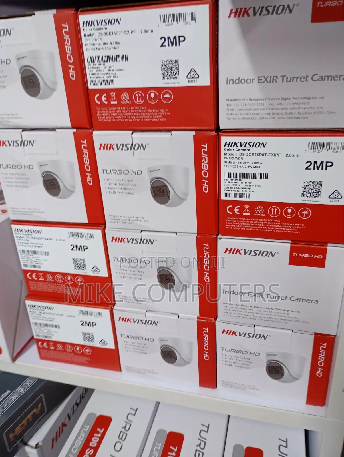 Chanel Cctv Cameras Full Kit Hikvision Four Channel
