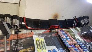 Black With Red Line Rear Diffuser - thumbnail 2