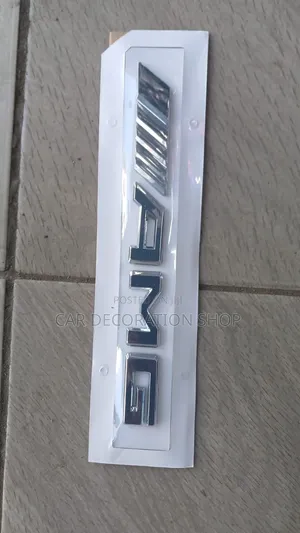 Chrome Amg Mercedes Lettering Badge