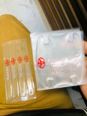 Clear 8pc Toyota Door Handle+Bowl Stickers - thumbnail 2